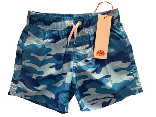 Costume bagno corto blu - costume,