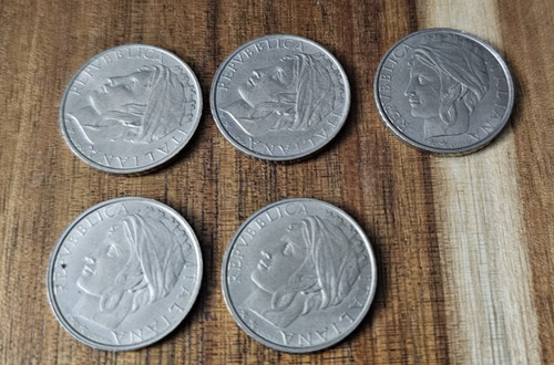 Monete 100 lire italia 5 - 100,