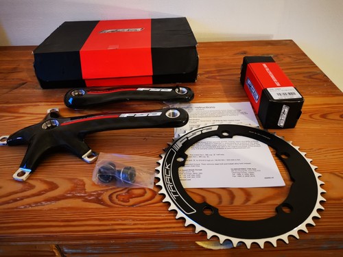 Guarnitura pista carbonio fsa - carbonio,