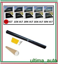 PELLICOLA OSCURANTE PER VETRI AUTO SUPER NERO 5% 76cm x 3m 
