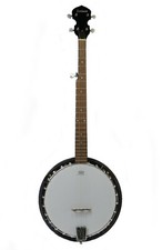 Zenison Banjo Tradizionale Bluegrass 5 Corde con Testa Remo 10'' Schienale Chiuso