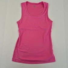 NIKE Canotta Piccola Rosa Donna Canotta Scoop Scollo Dri-Fit Athletic Gym Act...