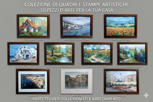 Cornici legno con - stampe, su