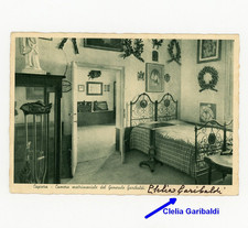 Garibaldi Caprera Museo Casa Autografo Figlia Clelia Cartolina Viaggiata 1939