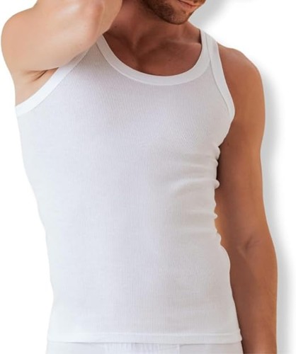 Canottiera uomo cotone - cotone, costina