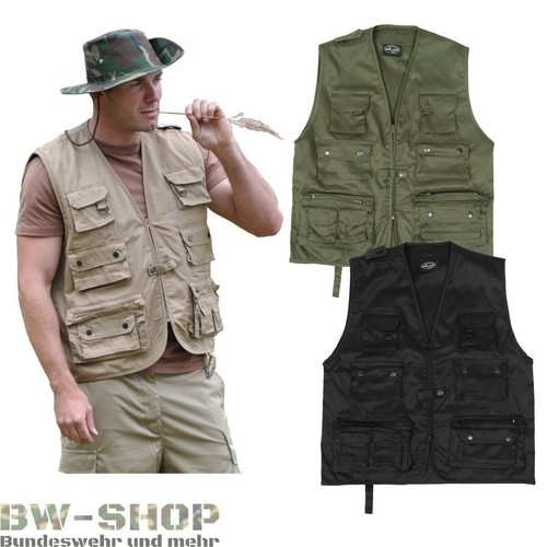 Gilet militare caccia pesca - militare,