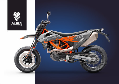 Kit adesivi grafici ktm 690 - kit,