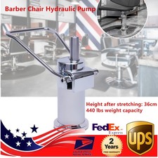 Pompa idraulica per sedia da barbiere spa salone sedia parti bullone pompa 440 libbre argento