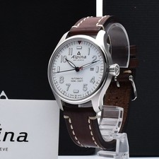 [Vicino a MINT con scatola] Orologio da uomo automatico ALPINA Startimer AL-525X4TSP34/6 Pilot