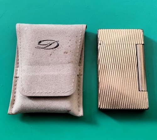 Accendino dupont placcato oro - placcato,