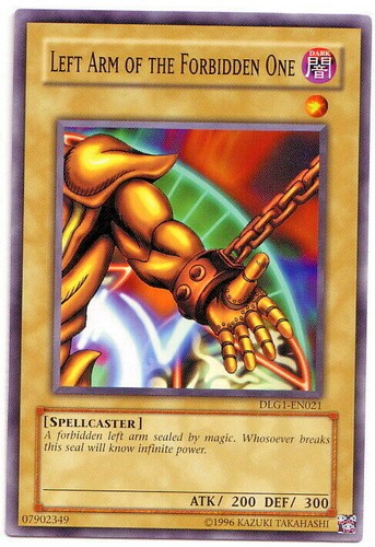 Yugioh braccio sx del - •,