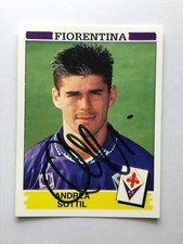 ANDREA SOTTIL #97-Panini Calciatori 1994-95-AC Fiorentina-FIRMATO A MANO-Serie A