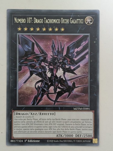 Numero 107 drago - yu-gi-oh!,