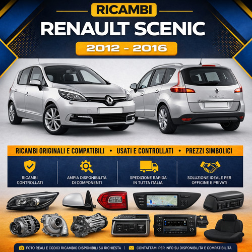Ricambi renault scenic - ricambi,