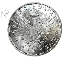 Savoia-Vittorio Emanuele III (2 Lire 1902) Aquila Sabauda