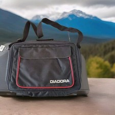 BORSA MESSENGER DIADORA NUOVA ETICHETTATA DESIGN NERO E ROSSO 