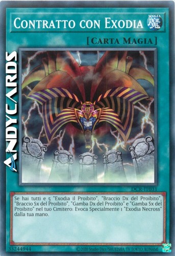 Contratto con exodia - contratto, •
