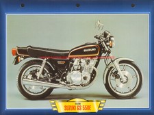 SUZUKI GS 550 E GS550E GS550E 1979 (1977-1984) : Fiche Moto #000799