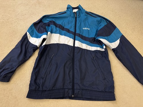Adidas shell giacca felpa blu - felpa,