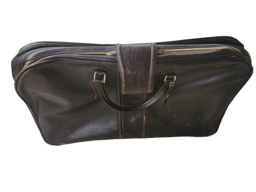 Valigia vintage pelle anni - vintage, in
