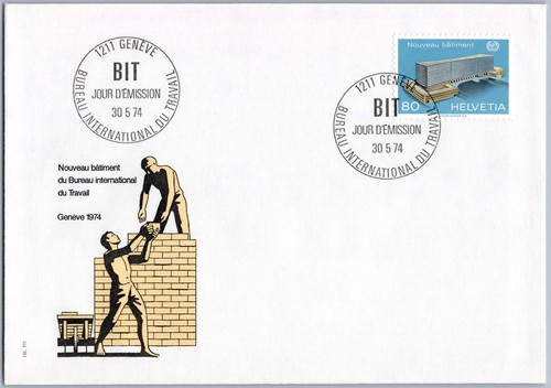 Svizzera fdc ginevra 1974 - svizzera,
