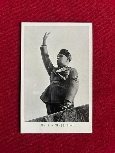 Ww2 cartolina mussolini - ww2,