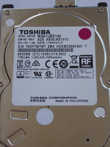 Toshiba mq01ubd100 aza ab00 - toshiba,