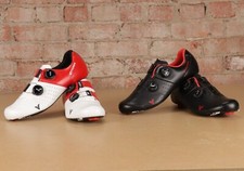 Scarpe ciclismo strada Vittoria Veloce Carbon BOA taglie 38-48 rosso/bianco, nero