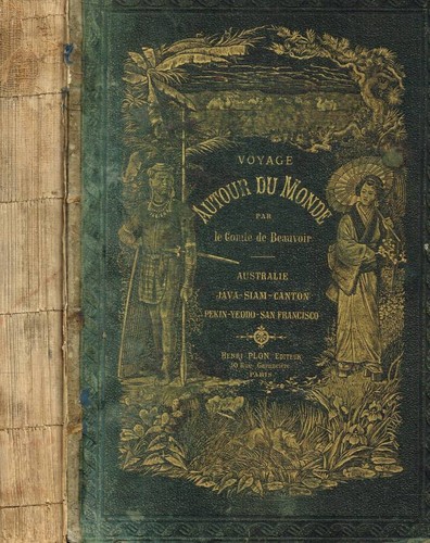 Voyage autour monde - autour,