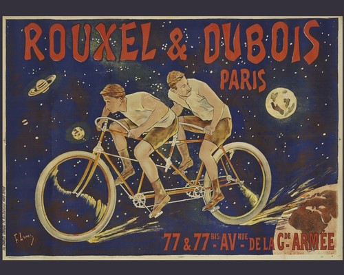 Insegna latta rouxel dubois - e,