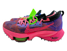 Nike Air Zoom Tempo NEXT% Off-White Racer Blue Pink US 10 Used with Box CV069...