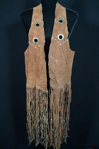 Gilet pelle suede - gilet,