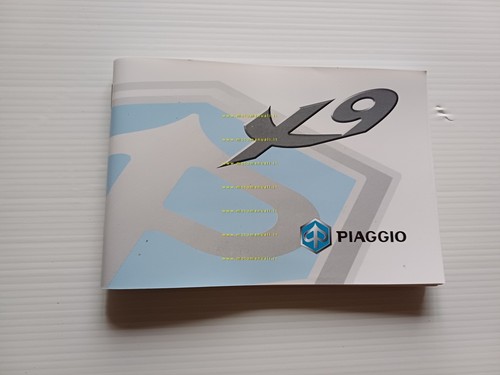 Piaggio 500 2000 manuale - x9,
