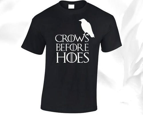 Shirt uomo crows before hoes - crows,