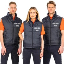 Scaldamuscoli Ricamato - Gilet Imbottito Result - Logo Personalizzato - Personalizzato