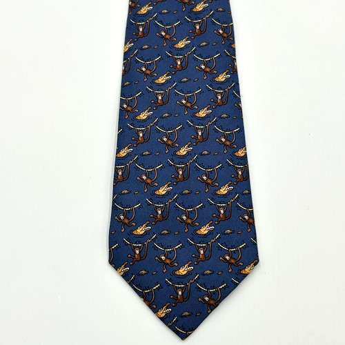 Cravatta hermes 100 seta blu - cravatta,