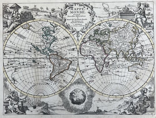 Mappa mondo antica covens - mondo,