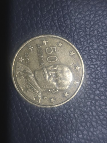 Moneta centesimi grecia - 50,