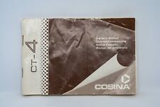 Brochure/Notice/Manuel/Mode d'Emploi pour Reflex Argentique COSINA CT-4