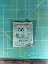 1940 Rules of Golf booklet