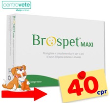 Aurora  BROSPET MAXI 40 Cpr → Migliora l'intestino e riduce Infiammazione CANI 
