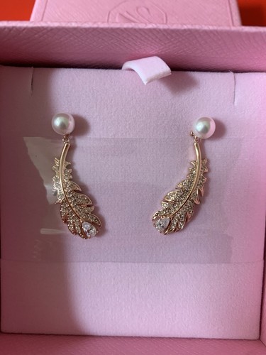 Orecchini swarovski piuma - orecchini,