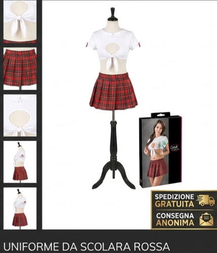 Completo intimo sexy scolara - intimo,