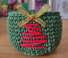 Cestino Natalizio Fatto A Mano