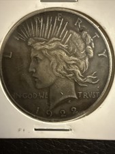 Splendido dollaro della pace 1922 tono terminale au