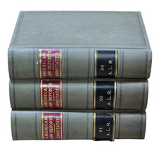 Lot of 3 American Law Reports
