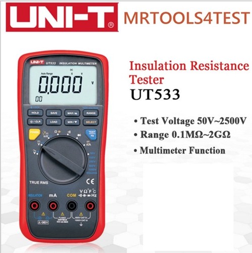 Uni ut533 megger multimetro - uni-t,