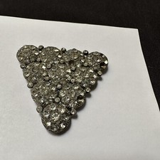 Spilla vintage Art Decò firmata abito dottore strass - pietre mancanti