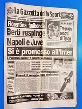 GAZZETTA DELLO SPORT 29 GIUGNO 1988 TYSON-FIORENTINA-INTER-CRAVERO-FERRARI-ZENGA