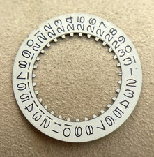 Rolex Submariner disco data bianco 5099-2 white date disc cal. 3035